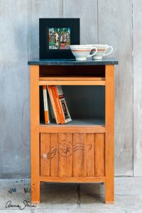 Barcelona Orange Annie Sloan Chalk Paint Furniture Example