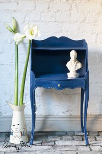 Napoleonic Blue Annie Sloan Chalk Paint Furniture Example