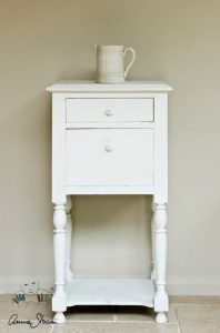 Old White Annie Sloan Chalk Paint Furniture Example