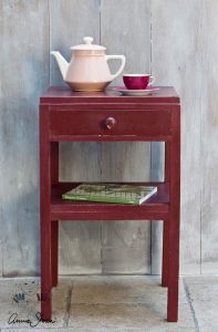 Primer Red Annie Sloan Chalk Paint Furniture Example