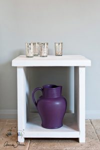 Pure White Annie Sloan Chalk Paint Furniture Example