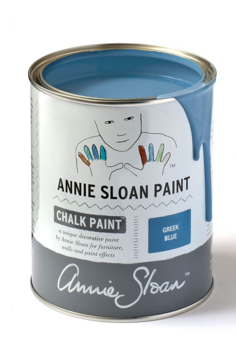 Quart 32 oz Greek Blue Annie Sloan Chalk Paint Can