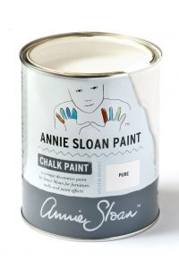 Quart 32 oz Pure White Annie Sloan Chalk Paint Can