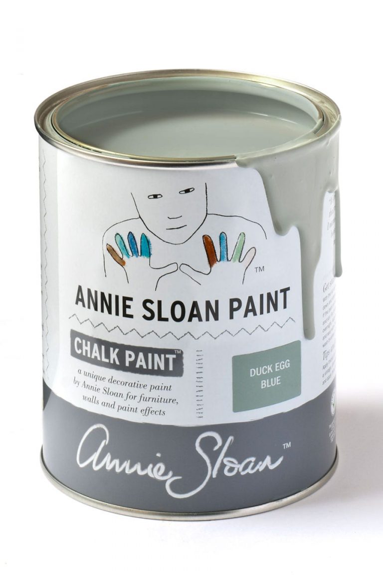 Quart 32 oz Duck Egg Blue Annie Sloan Chalk Paint Can