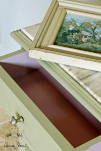 Chateau Grey Annie Sloan Chalk Paint Furniture Texture Close-Up