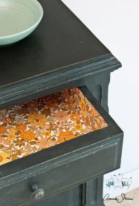 Graphite Annie Sloan Chalk Paint Furniture Texture Close-Up