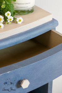 Old Violet Annie Sloan Chalk Paint Furniture Texture Close-Up