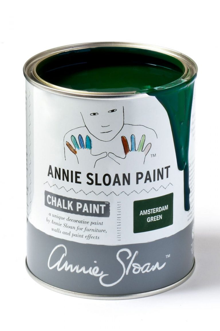 Quart 32 oz Amsterdam Green Annie Sloan Chalk Paint Can
