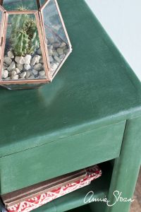 Amsterdam Green Annie Sloan Chalk Paint Furniture Texture Close-Up